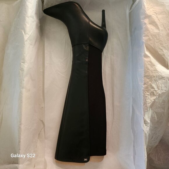Michael Kors Women's Dorothy Flex Black Leather Boots Size 5M. NIB. - Picture 9 of 13